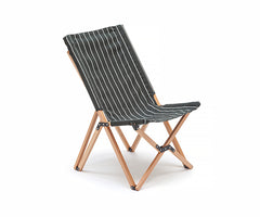 Black with beige stripe